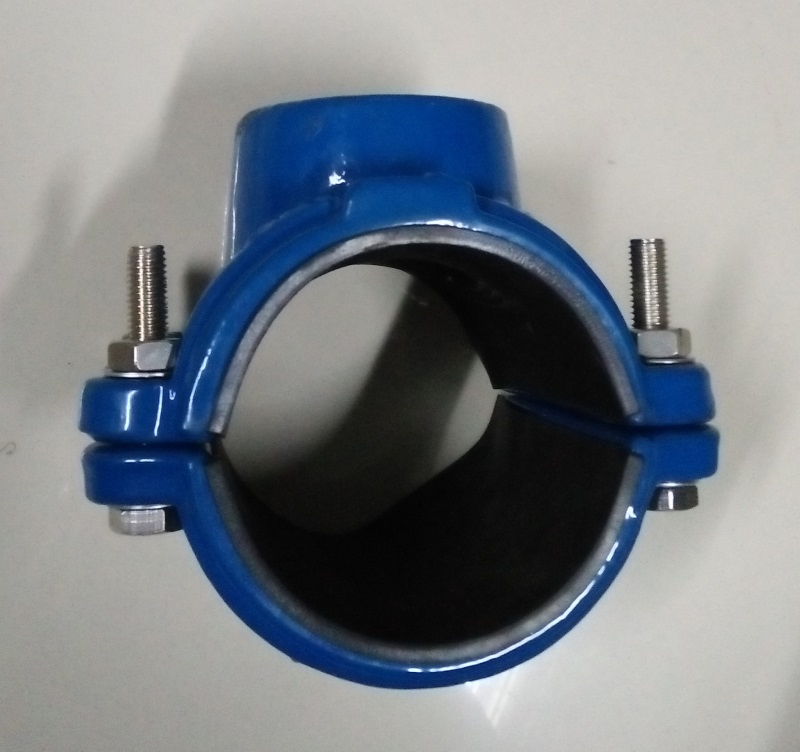 Hot Sale Ductile Iron Saddle Clamp for PVC PPR Pipe