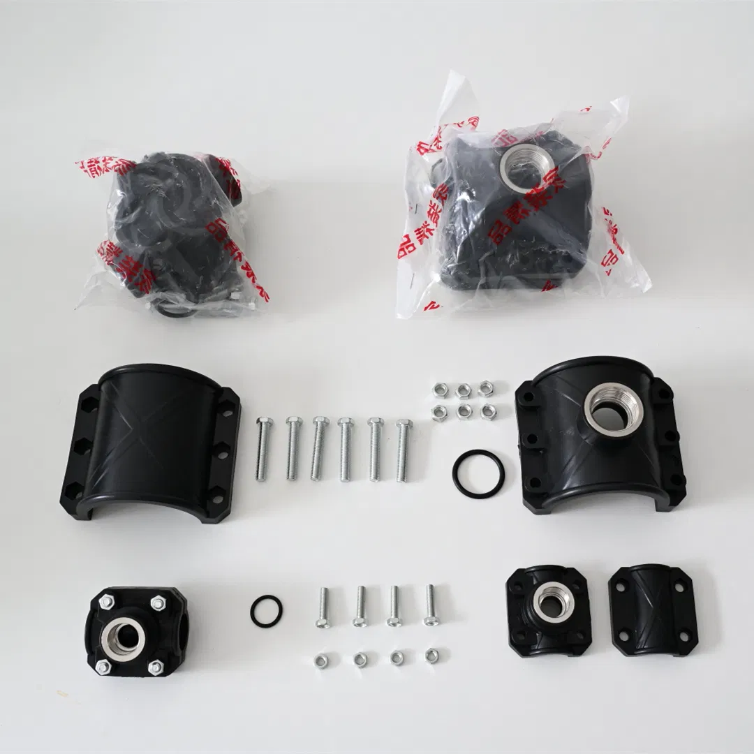 Low MOQ Industrial-Grade PE80 PE100 PE200 Plumbing Fittings HDPE Saddle Clamp for HDPE Pipes