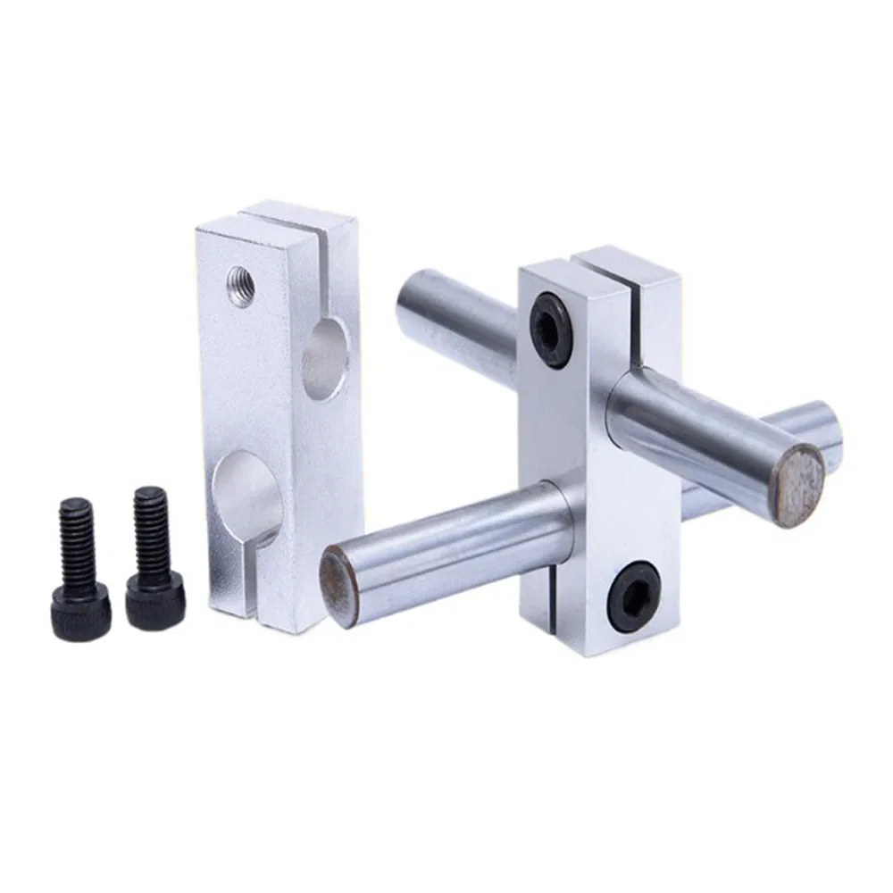 Pillar Fixing Clamp Vertical Fixed Diameter Fastening Optical Axis Cross Block Steel Pipe Fixing Support Block Connector Bracket