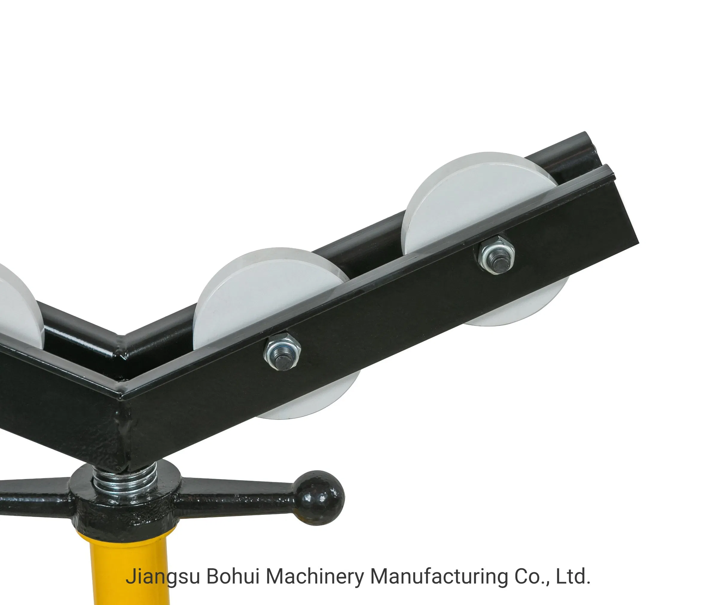 V Type Roller Head Pipe Stand Pipe Support with Wheels