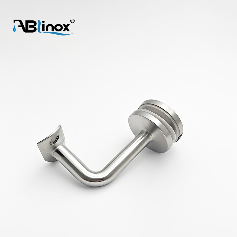 Stainless Steel Handrail Bracket Pipe Tube Railing Glass Post Adjustable Support