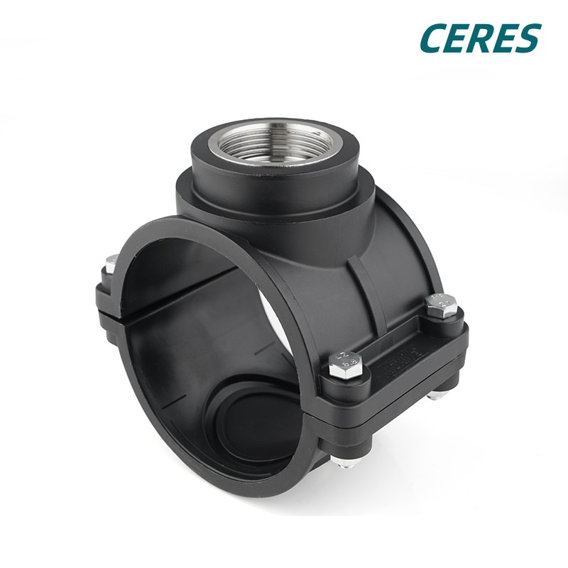 HDPE Pipe PP Compression Pipe Fitting Clamp Saddle for Irrigaiton System