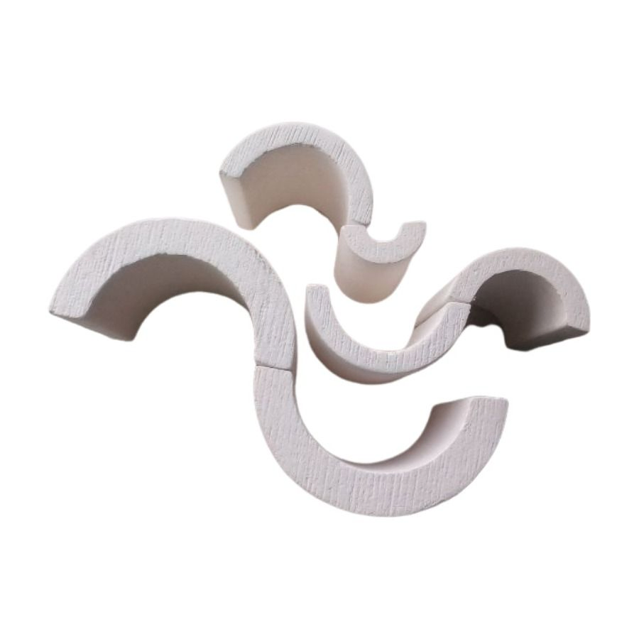 Refractory Aluminum Building Decorative Material Waterproof Installation Instructions Calcium Silicate Board Supports Tube Pipe for Insulation Pipe Equipment