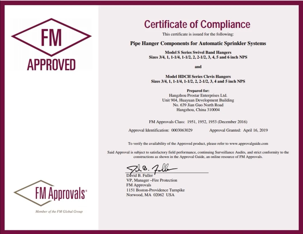 UL FM Certifications