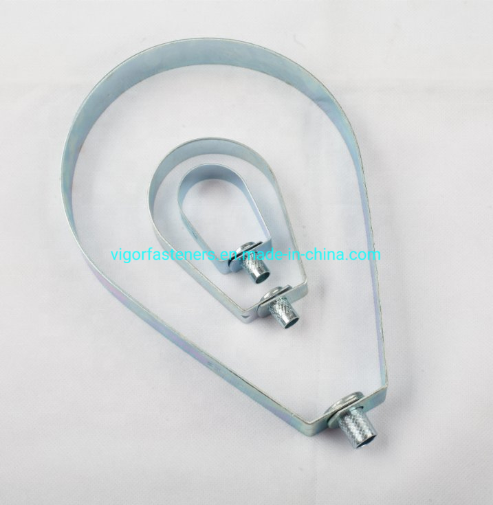 High Quality Galvanized Sprinkler Pipe Clamp / Pipe Hanger / Spray Pipe Clip Ring Hanger / Swivel Band Hanger