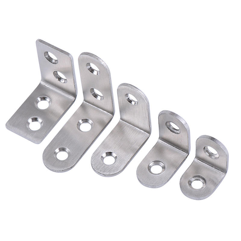 90-Degree Stainless Steel Corner Bracket, Shelf Support, Hardware Accessories