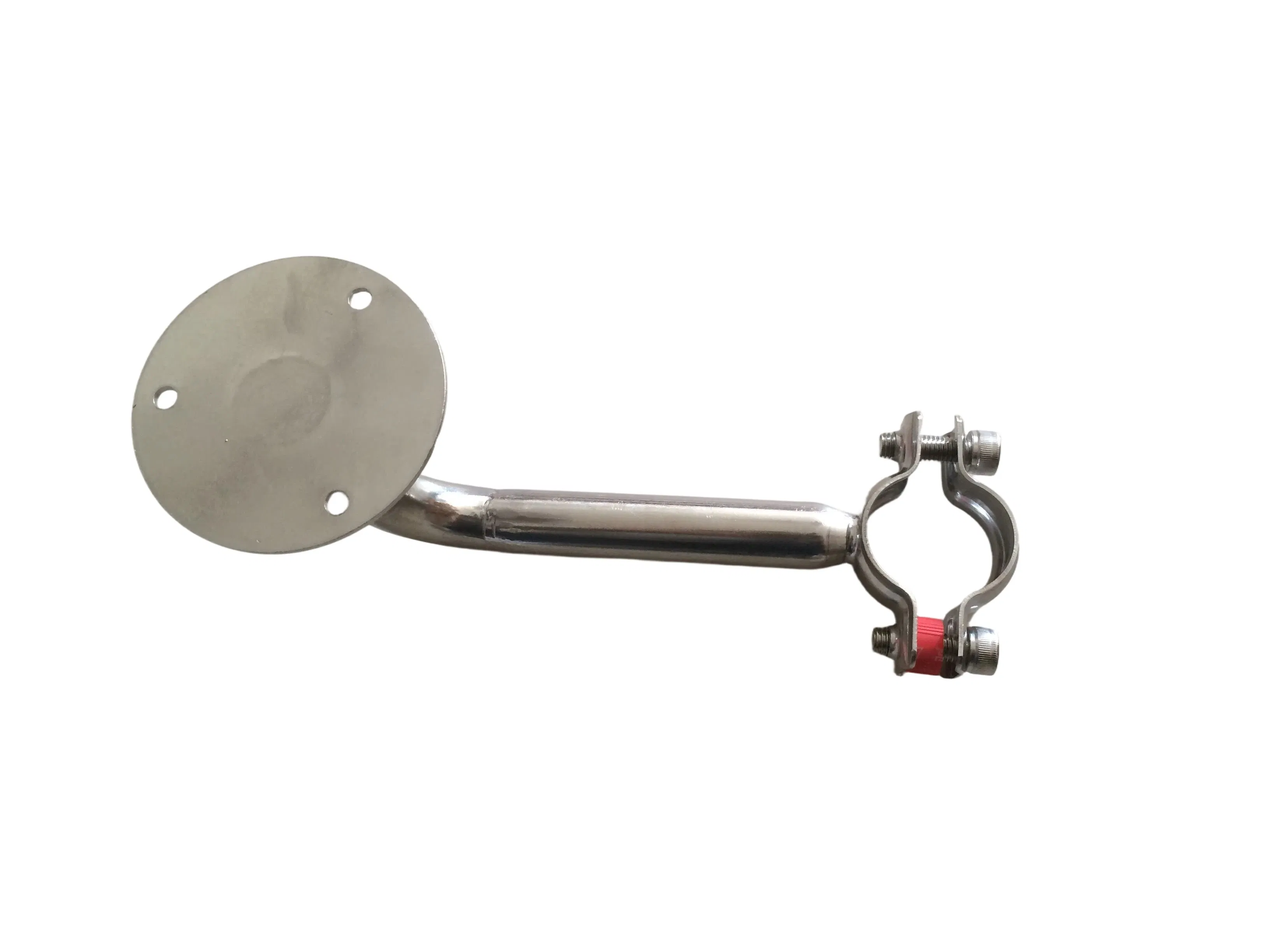 Adjustable Angle Steel Pipe Hanger Post for Handrail Installation Support