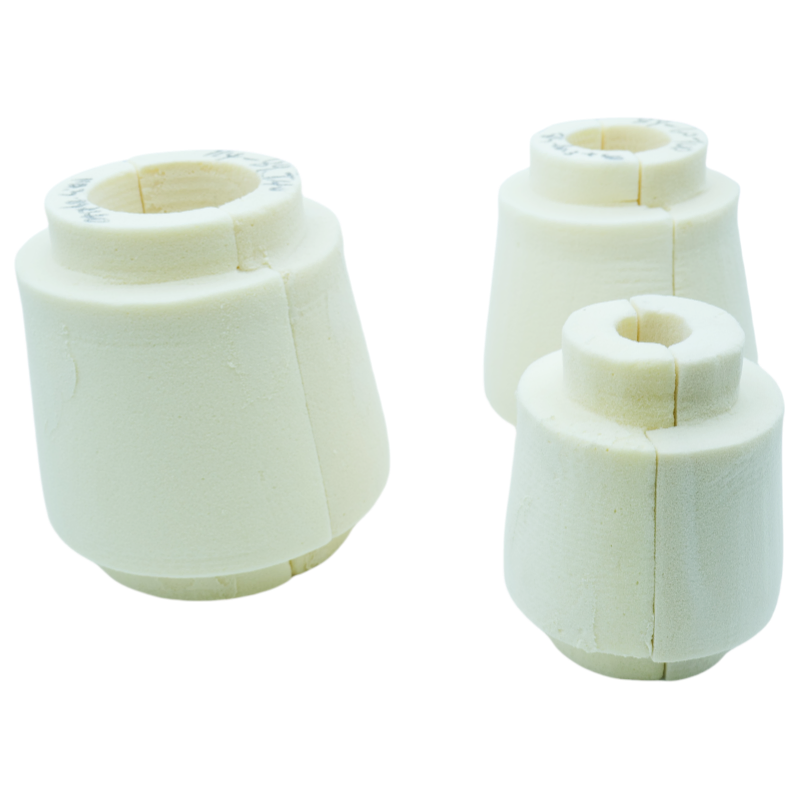 Sliding Pipe Support with Pillow-Type Fixed Insulation for Durability