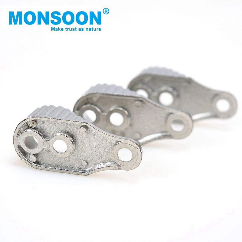 Wardrobe Accessories Tube Fittings Closet Clothes Hanging Rods/Pipe/Tube End Support Zinc Alloy Oval Wardrobe Tube Supports