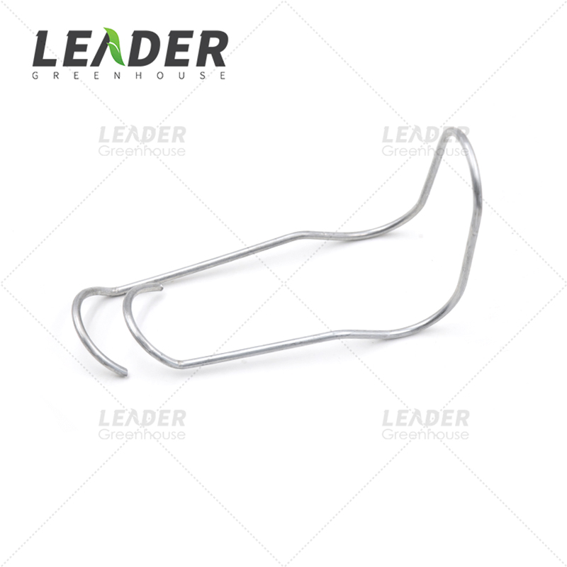 Steel Wire Buckles Greenhouse Agricultural Support Pressure Spring Steel Pipe Top Clip Flower Support
