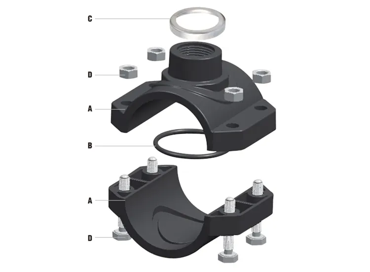 HDPE Clamp Saddles