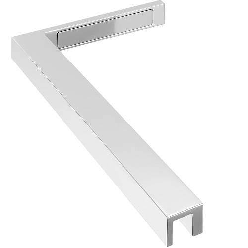 Left or Right 90 Degree Glass Clamp Frameless Glass Support Corner