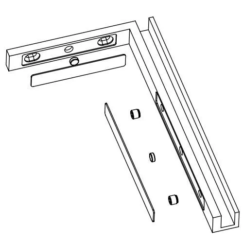 Glass Clamp Support Corner 4