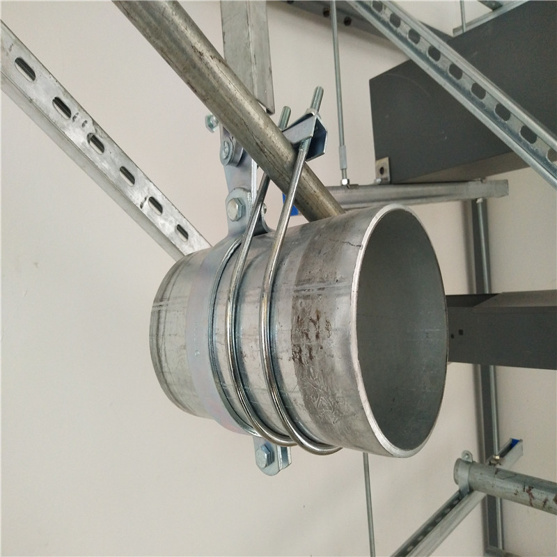 Dual U-Bolt Pipe Support Bracket and Saddle