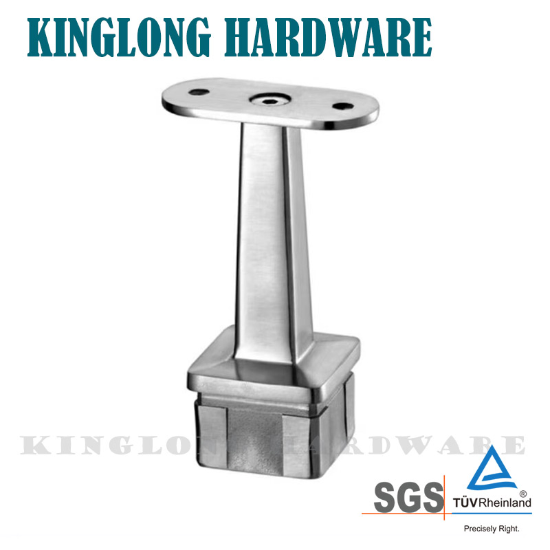 Stainless Steel Staircase Railing Balustrade Adjustable Pipe Connector Handrail Bracket Head Support