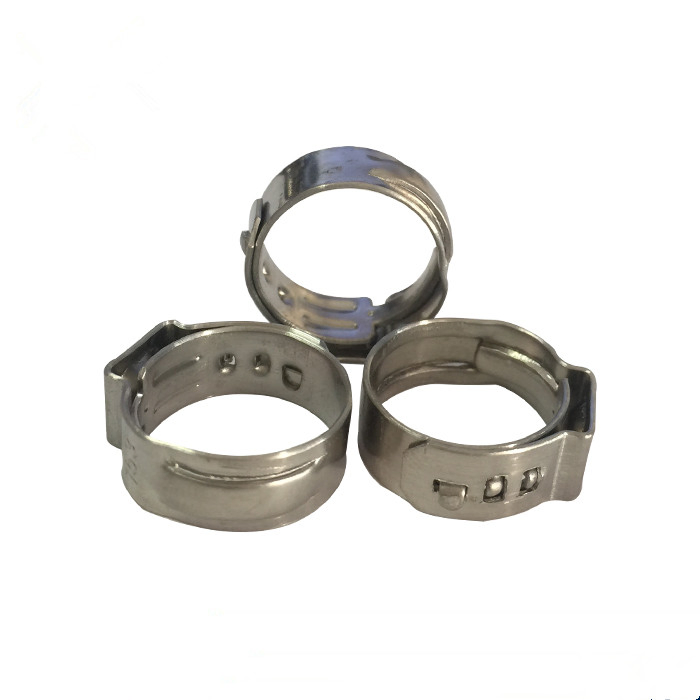 304 Stainless Steel Single Ear Pinch Hose Clamps