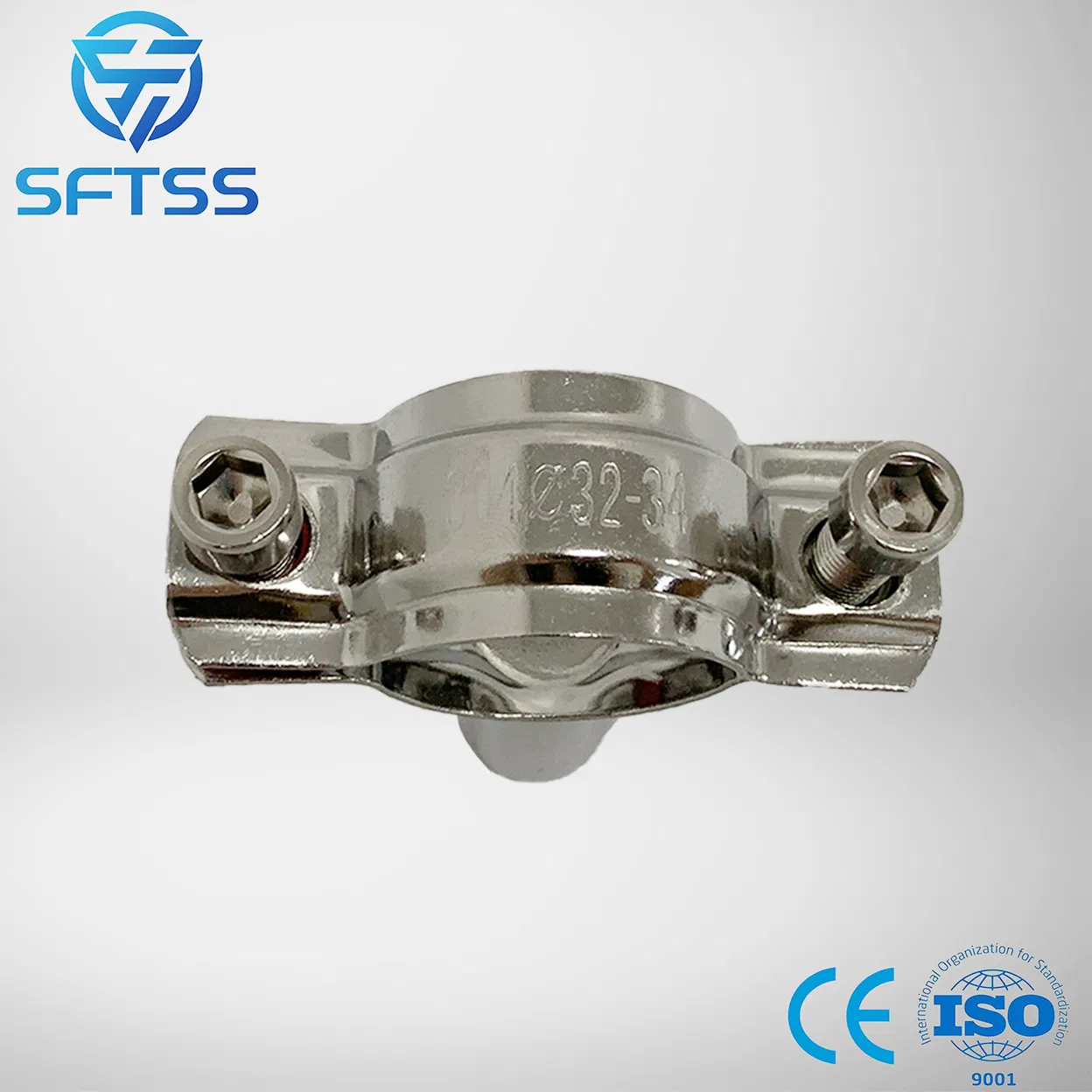 Heavy-Duty Stainless Steel Pipe Support for Industrial Applications