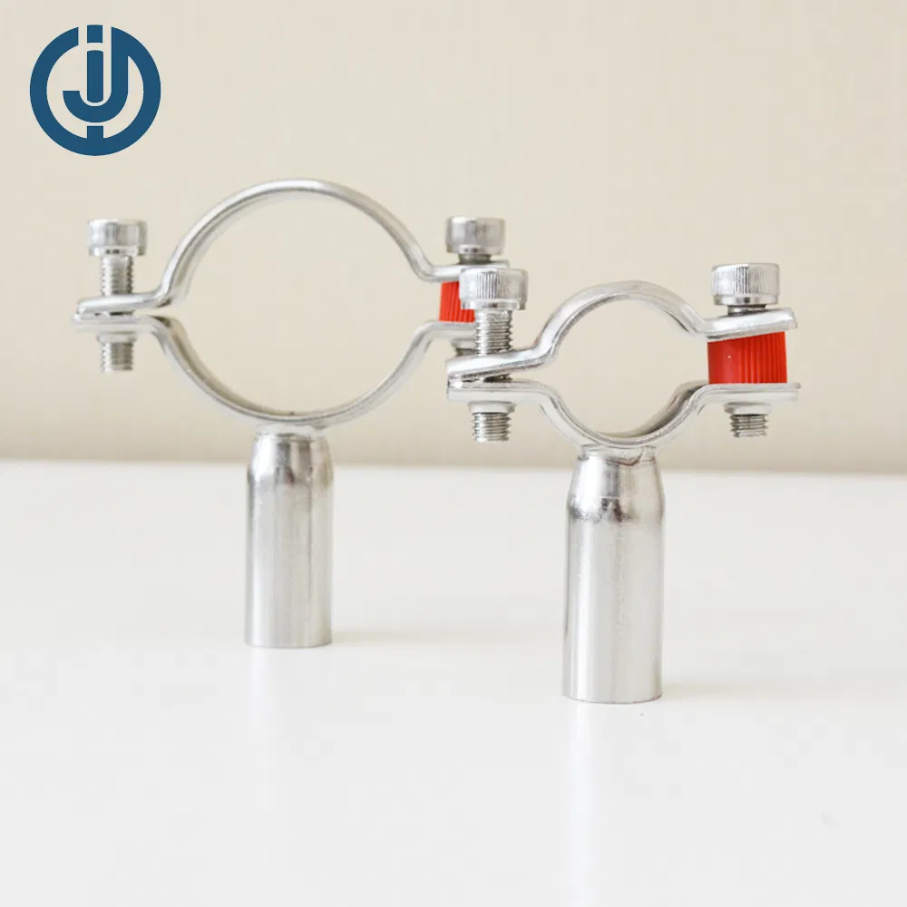 Stainless Steel Sanitary DIN ISO Customized Pipe Clamp Fixed Support