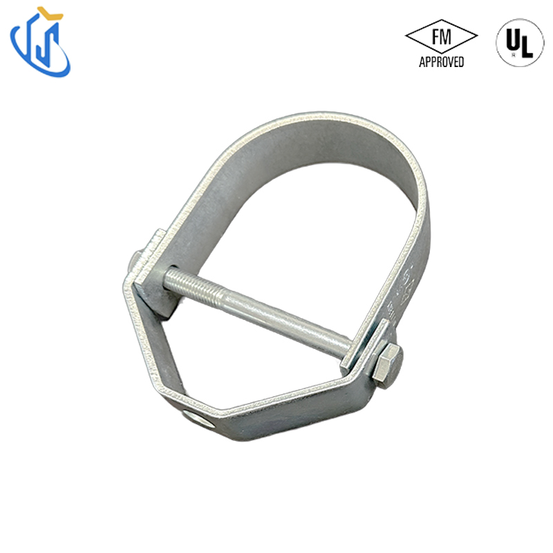 Heavy Duty Clevis Hanger Galvanized Steel Adjustable for Structural Pipe/Conduit Support