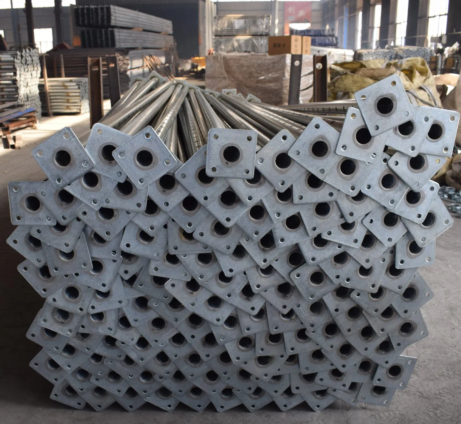 China Manufacture Jack Shoring Metal Props Construction Scaffold Adjustable Height Pipe Support