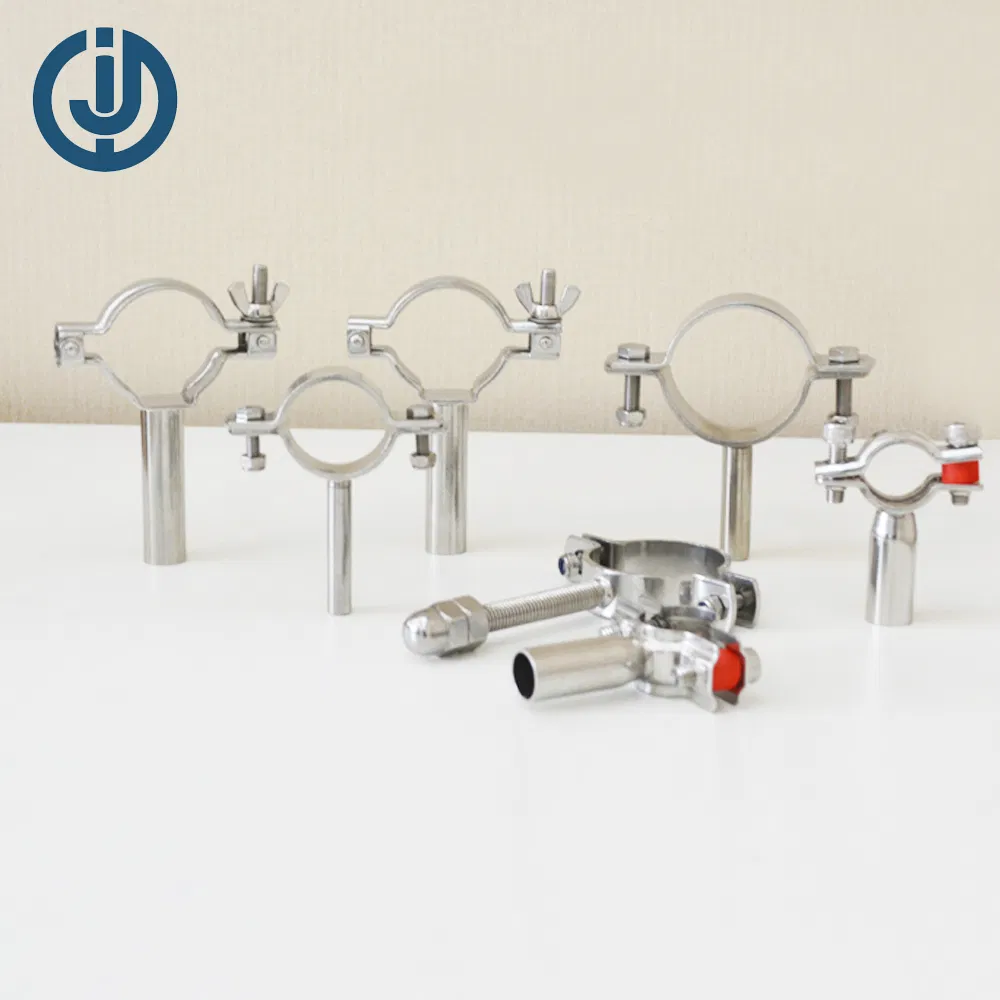 Stainless Steel Sanitary DIN ISO Customized Pipe Clamp Fixed Support
