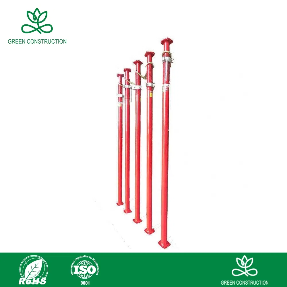 Green Construction Adjustable Steel Props Manufacturer Manufacturing Rust-Proof Steel Prop Support