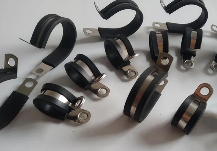 Rubber Lined P Clips