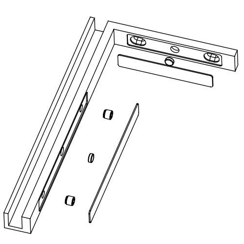 Glass Clamp Support Corner 3