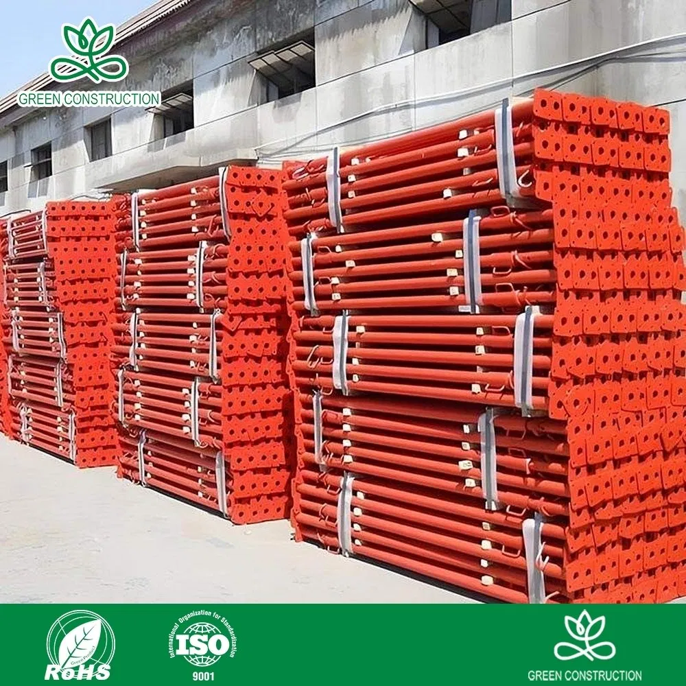 Green Construction Sizes Steel Props Suppliers Excellent Tensile Strength Rod Construction Plate Formwork Support