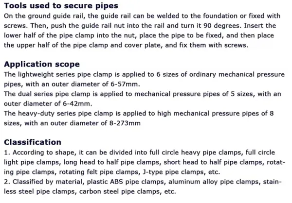 Double U-Bolt Pipe Clamp