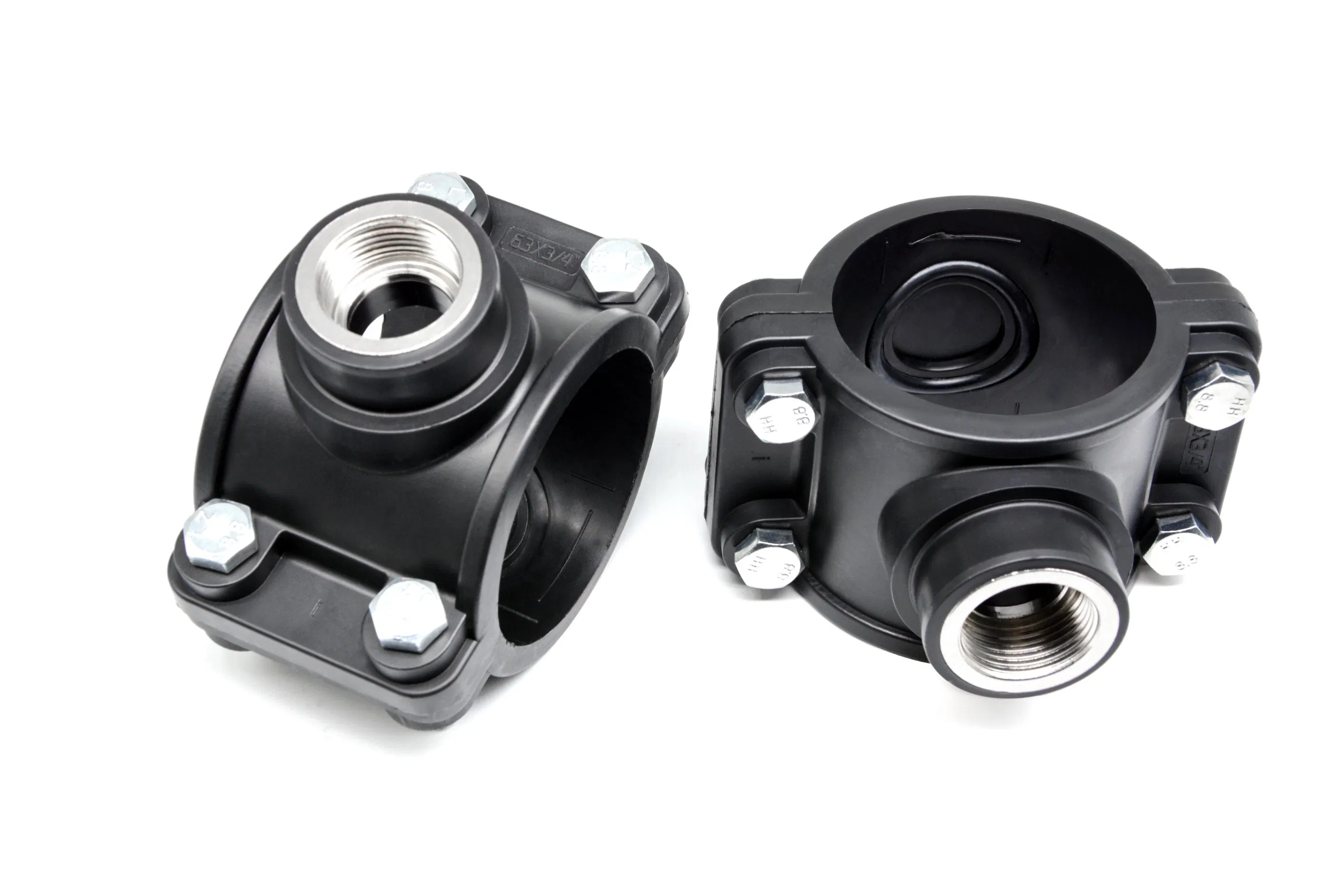 Plastic PE Pipe Clamp Saddle Coupling Saddle for Water Supply and Irrigation