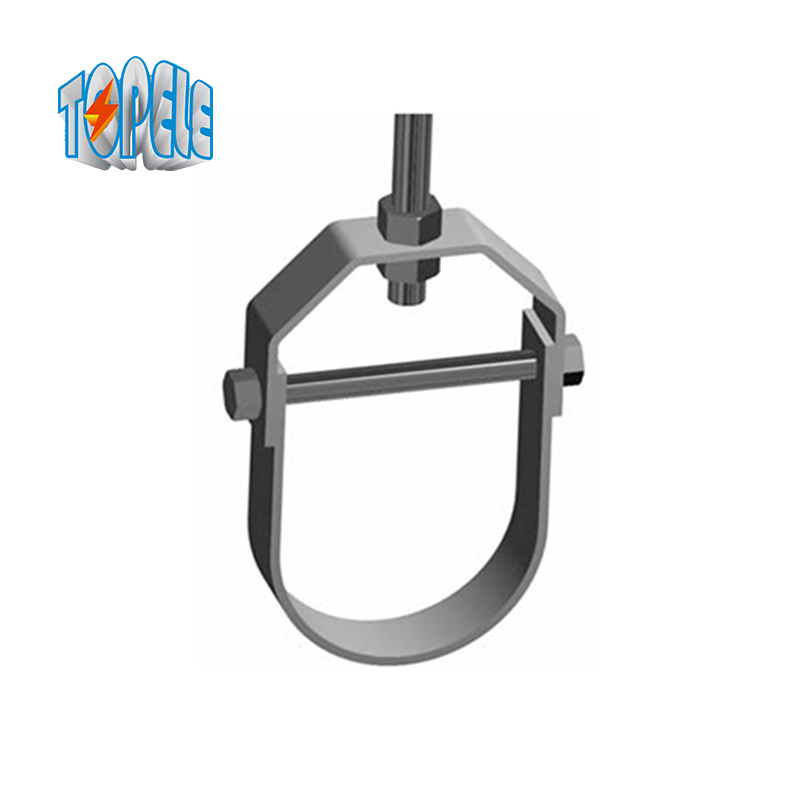 UL List Galvanized Steel Adjustable Pipe Hanger Clevis Hanger China Factory OEM