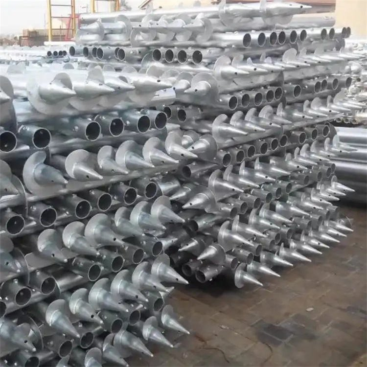 Photovoltaic Support Ground Pile, Spiral Anchor Steel Pipe Pile