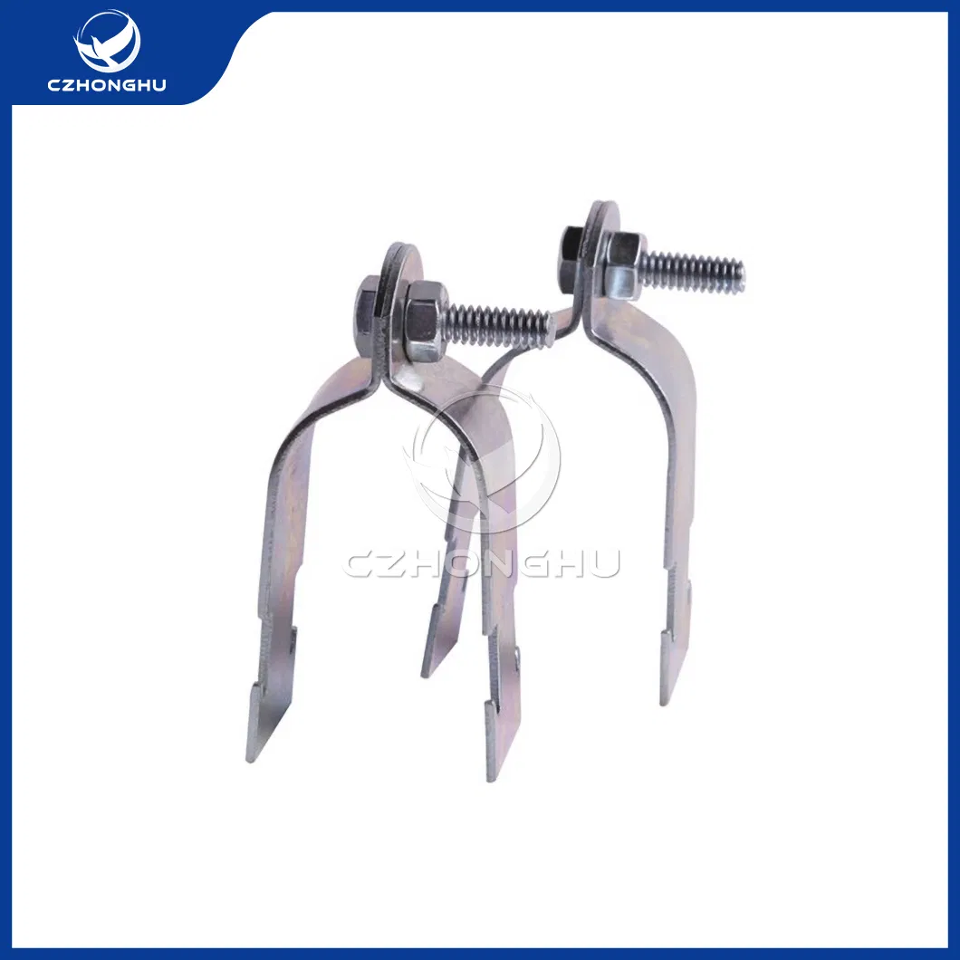 Czhonghu Tube Hanger China Factory Easy Adjustment SS304 Stainless Steel Channel Rigid Pipe Strut Clamp