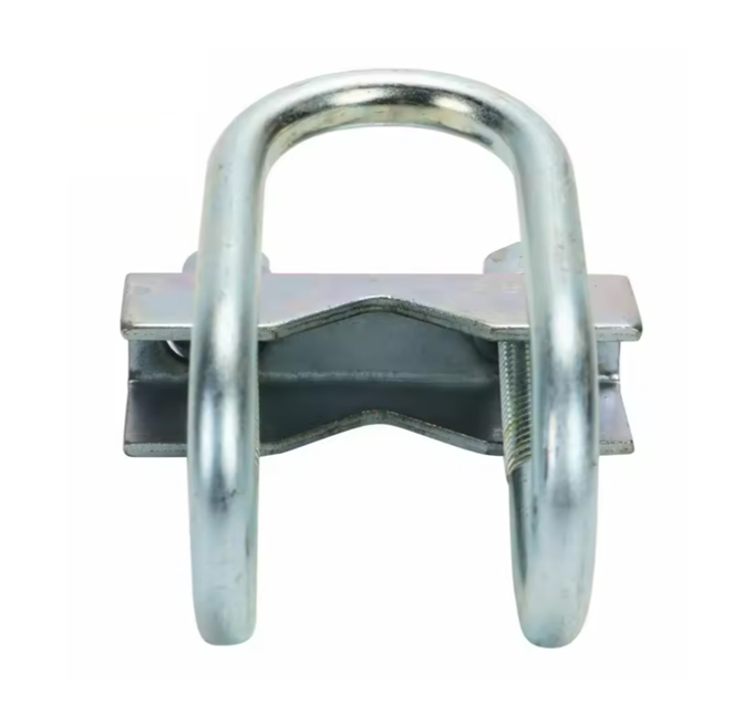 Double U-Bolt Pipe Clamp Support Rod Clamping Single-Pole Channel Accessory Pipe Frame Seismic Swaying Support Lateral Support