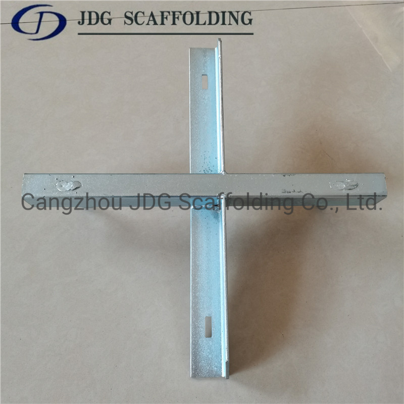 Korean Formwork Accessories Steel Cross Sustaining Bracing Support Cross with Screw for Scaffolding Steel Pipe
