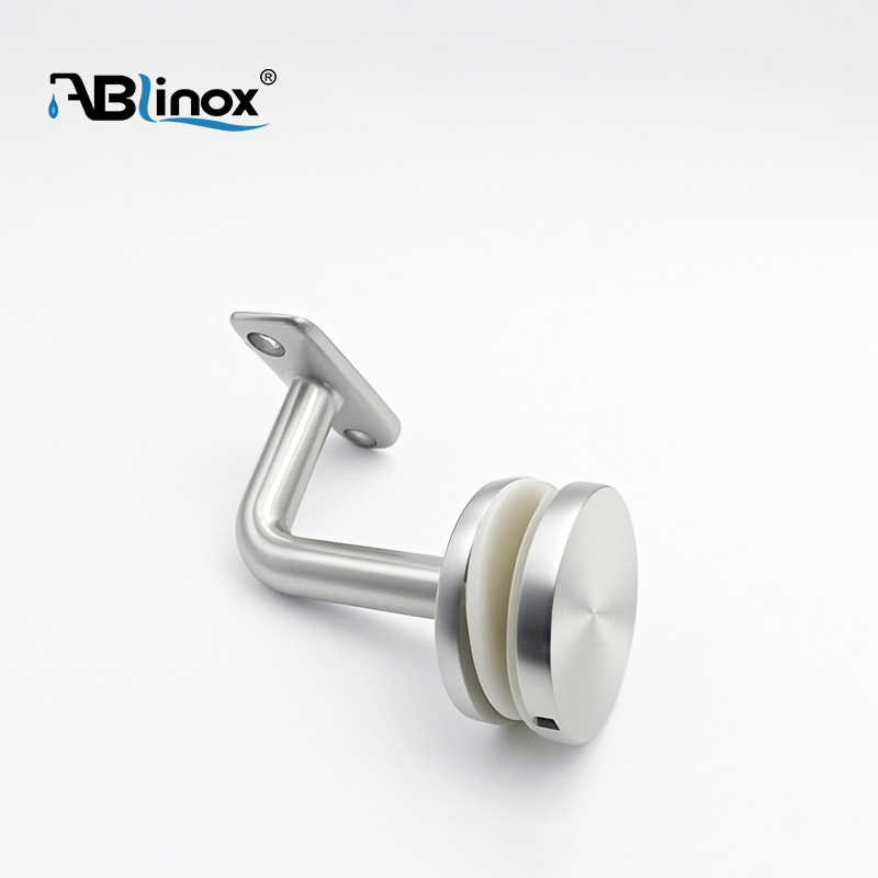 Stainless Steel Handrail Bracket Pipe Tube Railing Glass Post Adjustable Support