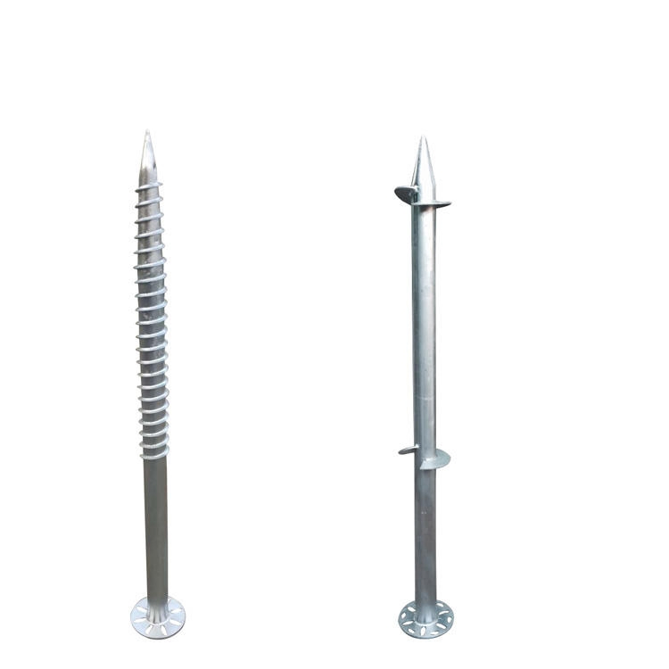 Photovoltaic Support Ground Pile, Spiral Anchor Steel Pipe Pile