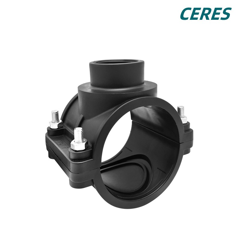 HDPE Pipe PP Compression Pipe Fitting Clamp Saddle for Irrigaiton System