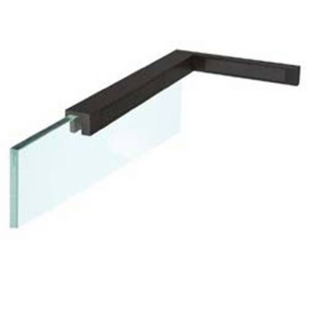 Left or Right 90 Degree Glass Clamp Frameless Glass Support Corner
