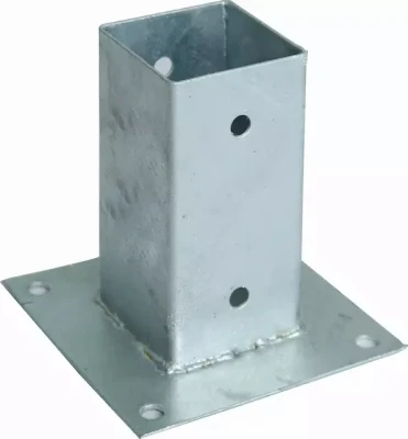 Hot Dipped Galvanized Penetration U Shape Fence Holder Screw Ground Spike Anchor Pole Post Support