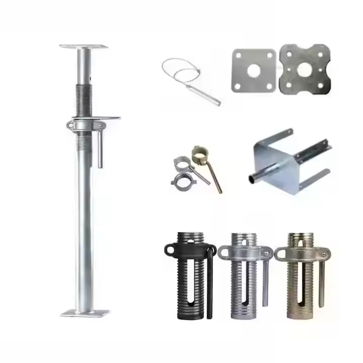 Heavy Duty Adjustable Scaffold Steel Prop Jack Support Pipe for Building Construction