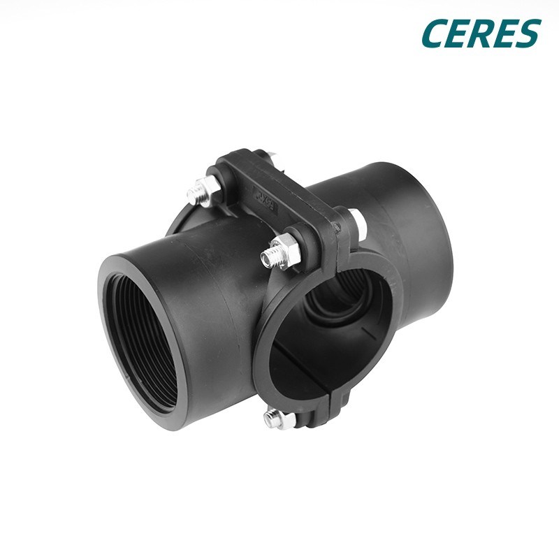 HDPE Pipe PP Compression Pipe Fitting Clamp Saddle for Irrigaiton System