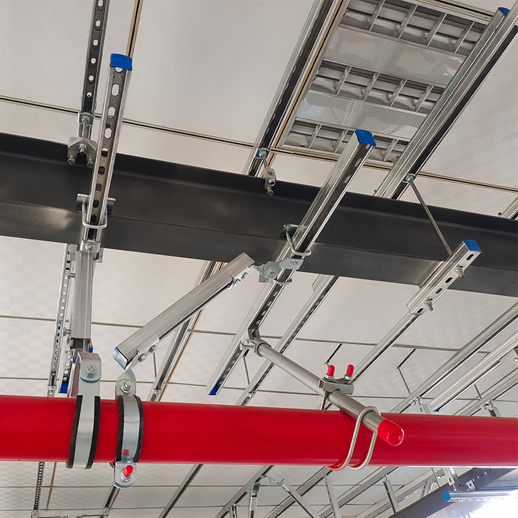 Dual U-Bolt Pipe Support Bracket and Saddle