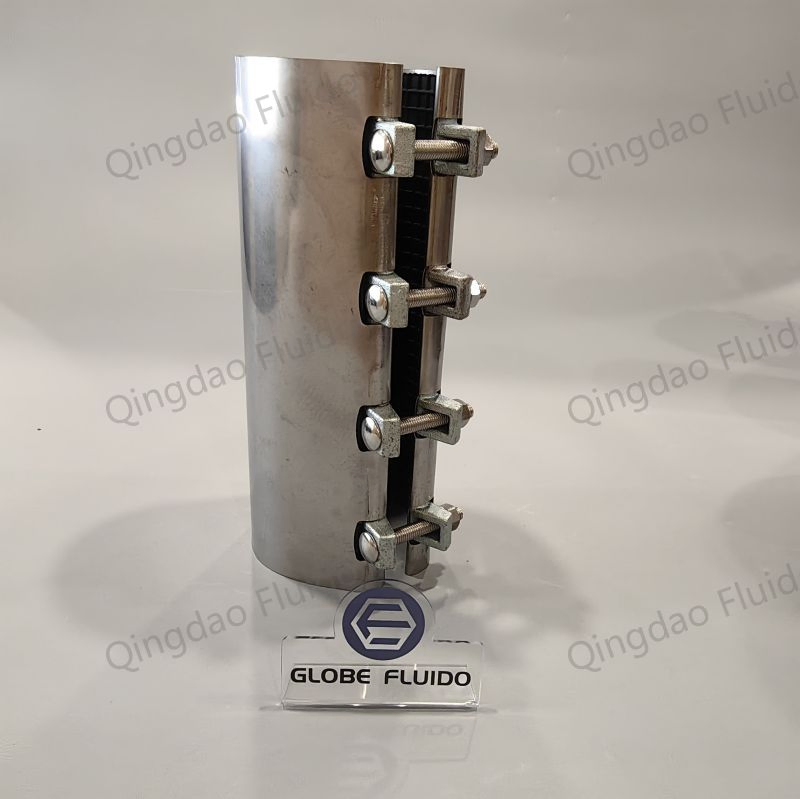 Pn16 Stainless Steel 304 Material Single or Dual Plate Repair Clamps for Water/Oil/Gas Pipe Leak Repair Kit