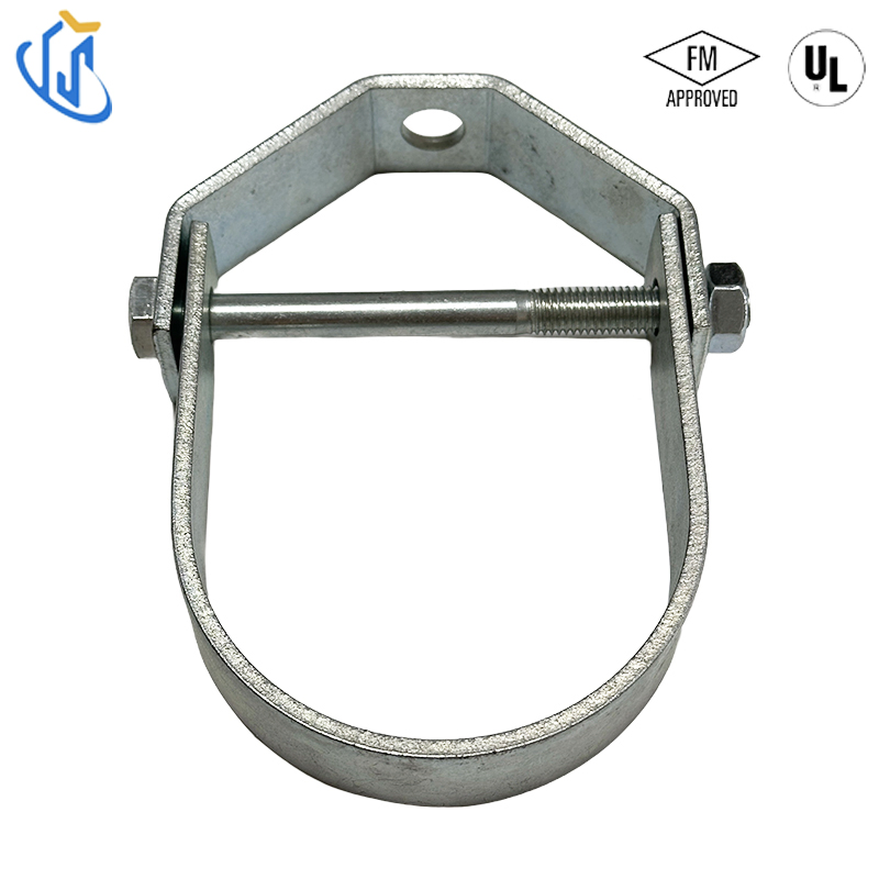 Customize Rigid Seismic Bracing Fitting Horseshoe Shape Tube Conduit Pipe Clamp