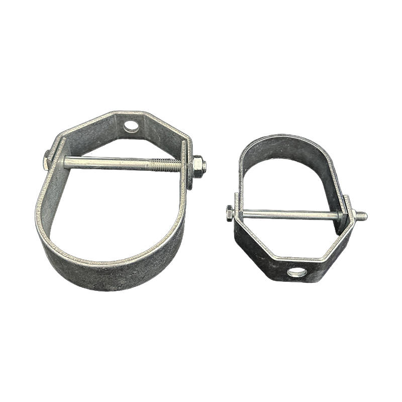 Water Pipeline Bracing Kit Carbon Steel Hydraulic Forged Pipe Clamp Galvanized Layer
