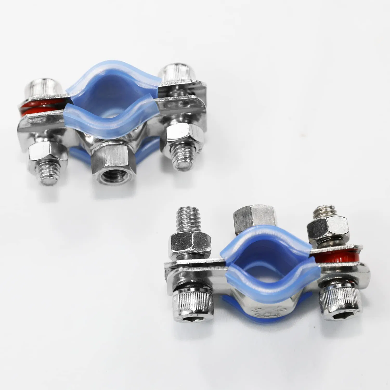 304 Stainless Steel Split Ring Pipe Hanger Heavy-Duty Pipe-Supports