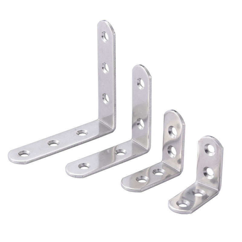 90-Degree Stainless Steel Corner Bracket, Shelf Support, Hardware Accessories