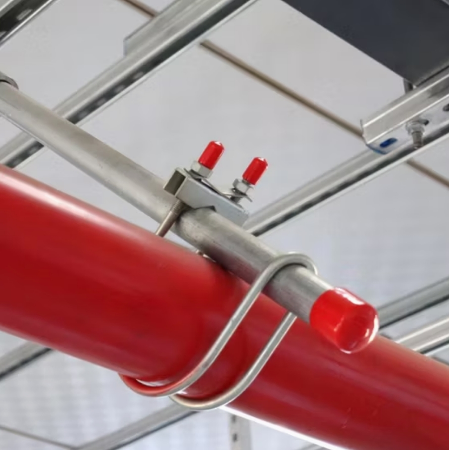 3" Seismic Sway Bracing Pipe Hanger Clamp Double U-Bolt Pipe Clamp